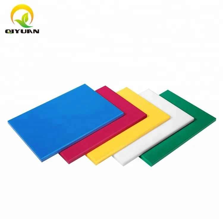 Food degree colored chopping block polyethylene/hdpe cutting boards