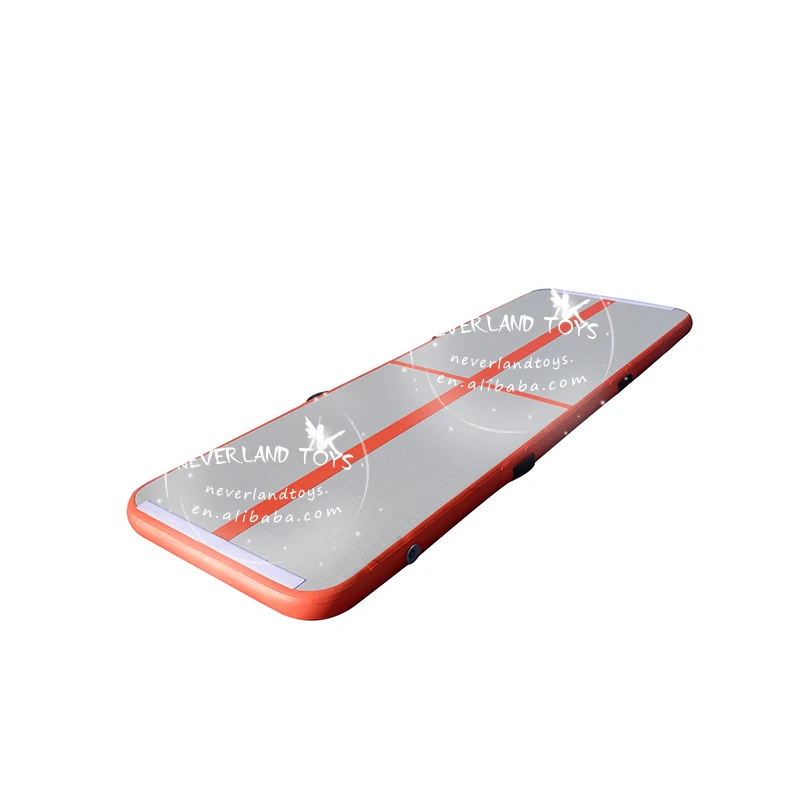 Block 40 Feet Cheap Used Gym Inflatable Mattress Sport Air Tumble Track Roller Gymnastics Mat for dancing sale outside