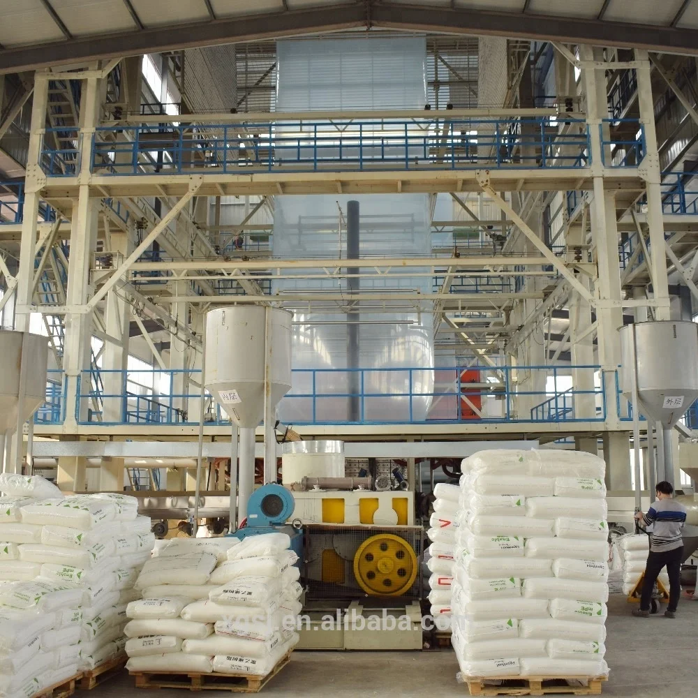 3 layer co-extrusion Greenhouse Blown Film Extrusion Line 16 meter