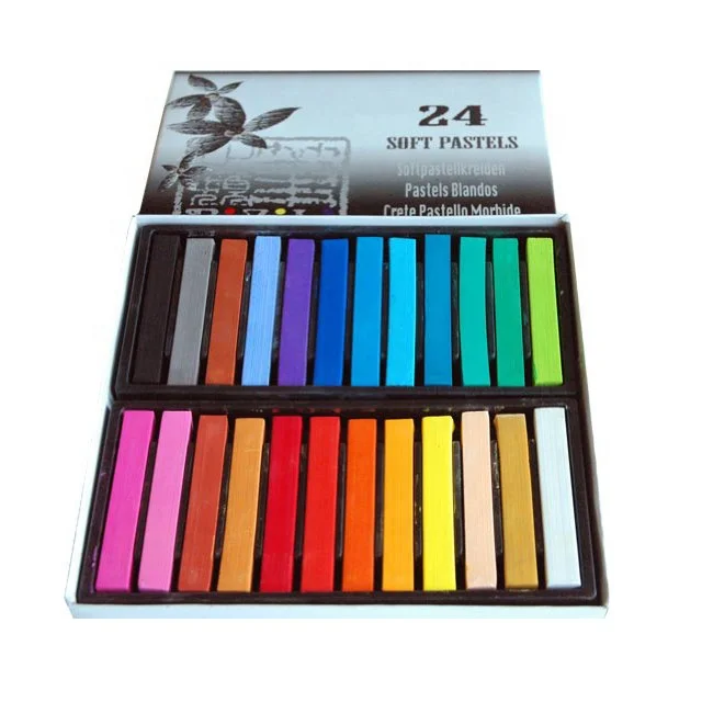 
Artist 24 Colors Soft Pastel for Painting and Drawing 
