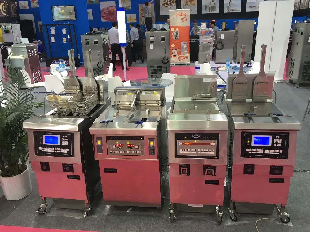 Factory Price Automatic Deep Fryer/Automatic Basket Lift Fried Chicken Frying Machine