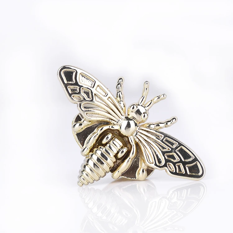 Excellent Quality Ladies Bag Fitting Bag Hardware Lock Animal Insect Design Metal Bag Buckle