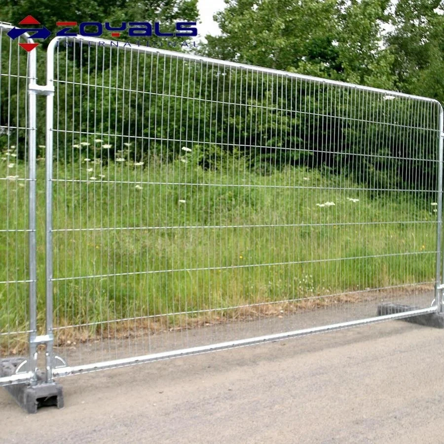 Customized Color Canada Construction Site Portable Safety Fence Panels PVC Temporary Fence