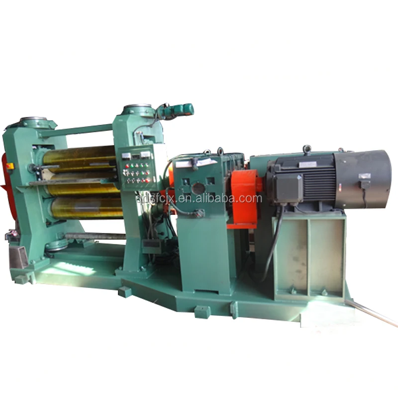 Good Performance three roller rubber calender / textile machine for fabric in good