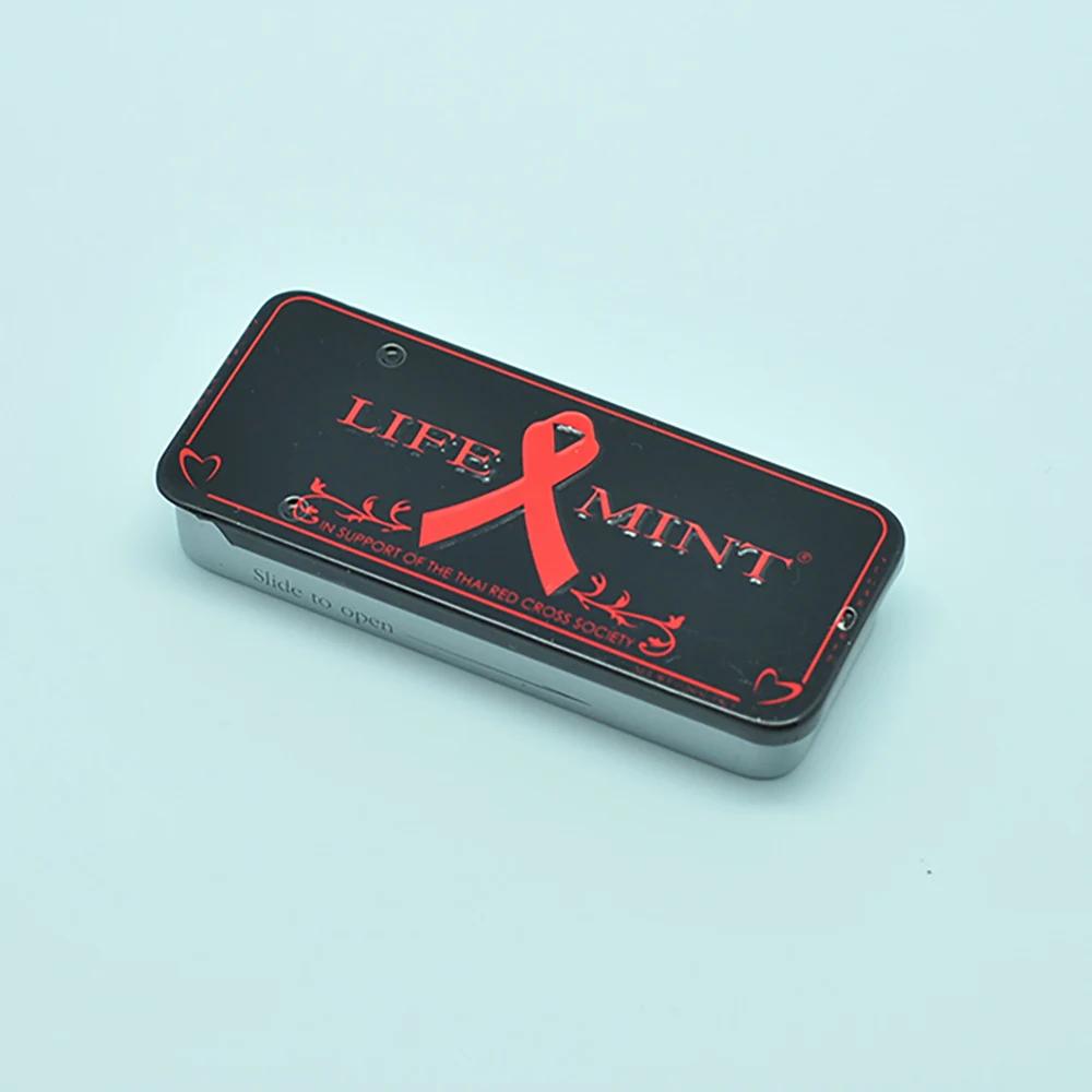 Wholesale sliding lid tin box tin case