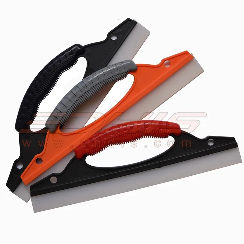 rubber and silicone squeegee with short hand water clean squeegee tools for glass bathroom and car window
