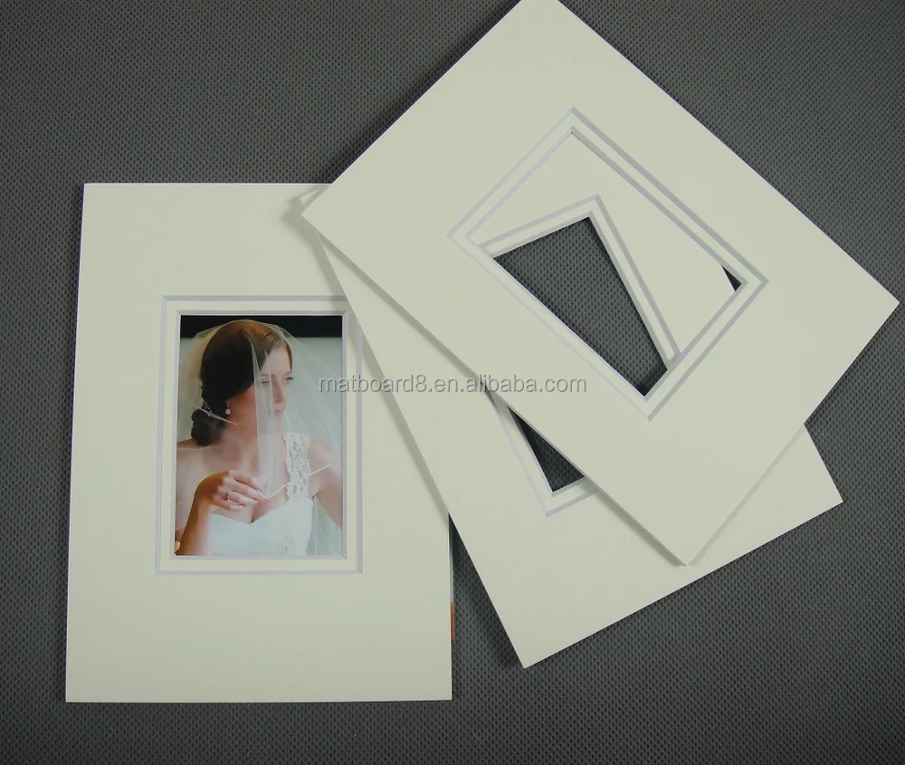 Wholesale Acid-free Matboard With White Black Cream Core