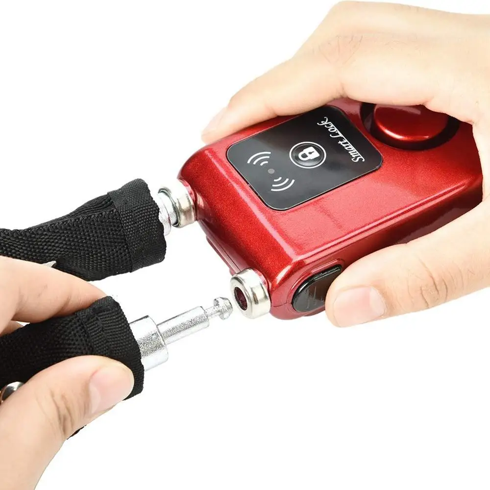 motorbike accessories thief protection electric bike scooter vibration alarm chain link fence locks burglar proof designs