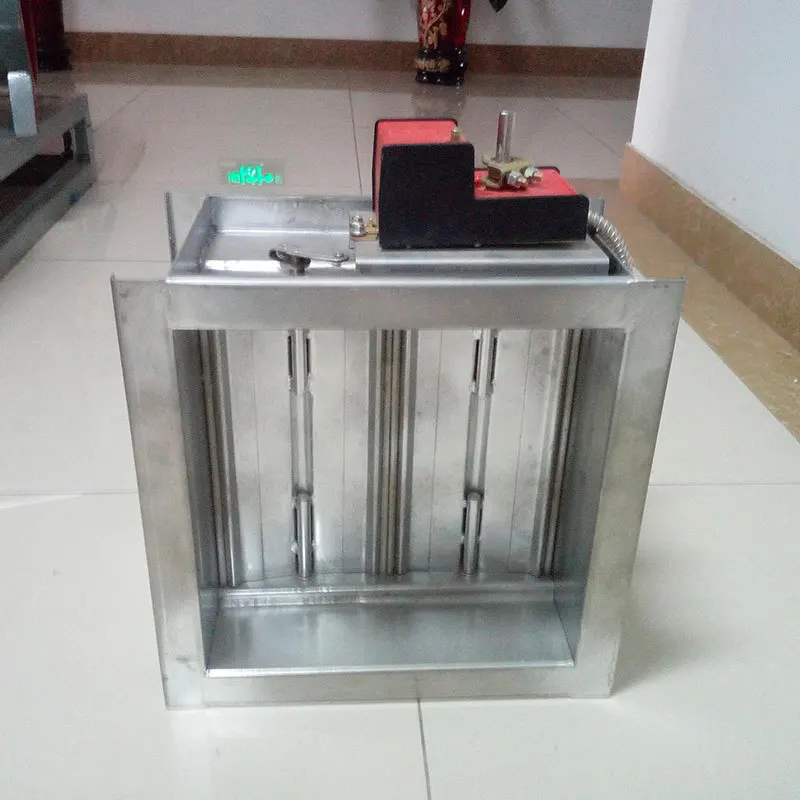 High efficiency automatic fire damper smoke damper