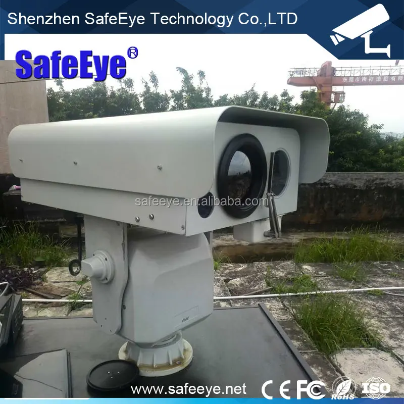 Forest fire protection 10km long range ptz zoom surveillance security optical fog penetration cameras Support solar power supply