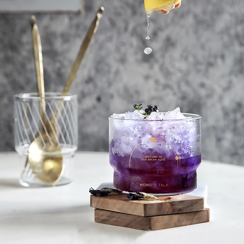 
Drinking Water cup glass reusable coffee tea ice cream beer glasses cups set tea drinking tumbler wine manufacturer 