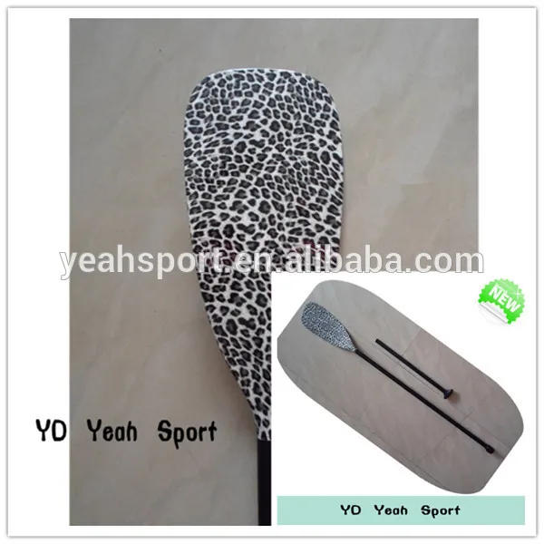 adjustable shaft leopard blade inflatable surfboard sup paddle