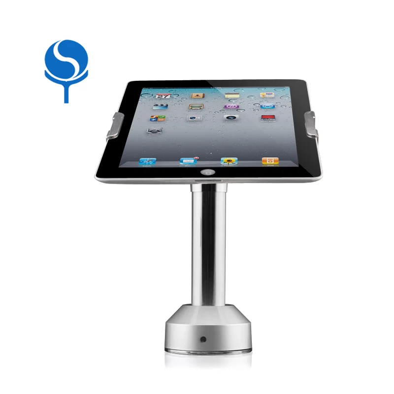 high quality pad Tablet Anti-theft Alarm Aluminum Tablet Pc Stand Cost-effective metal bracket