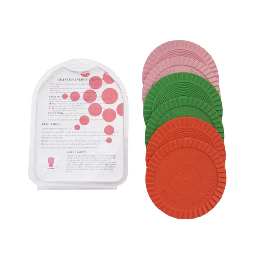 5000 Ion Quantum Disc Energy Coasters Cup Mat