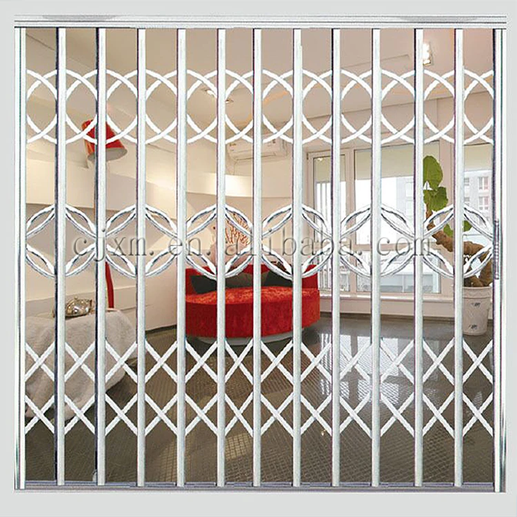 Modern Retractable Stainless Steel Pull Gate