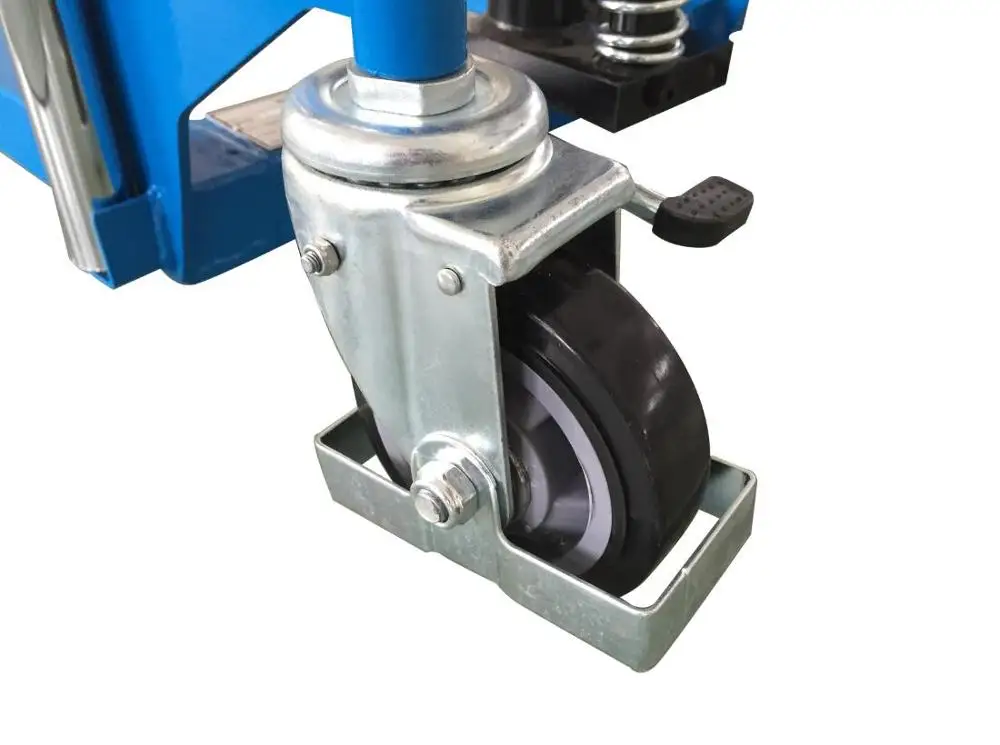 manual pedestrian forklift pallet stacker