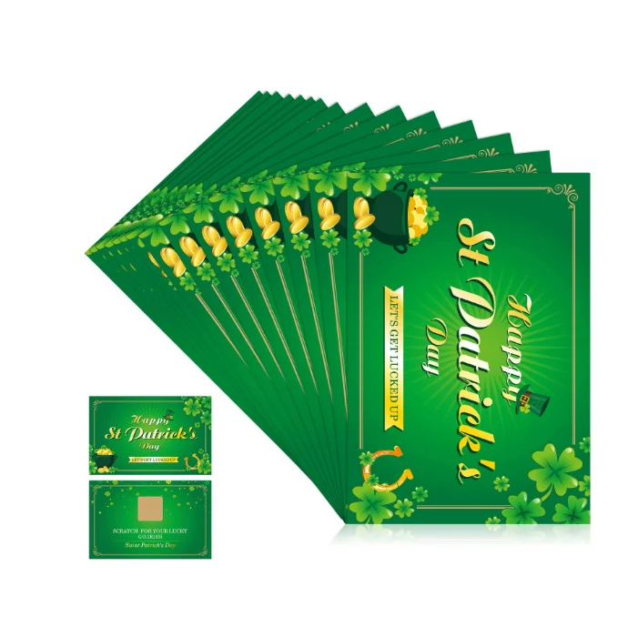 Custom CMYK Printing Manufacturer Lotto Lottery Tickets Game Paper Scratch Lottery Ticket