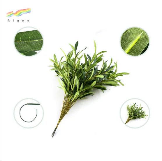 Artificial olive leaves wholesale