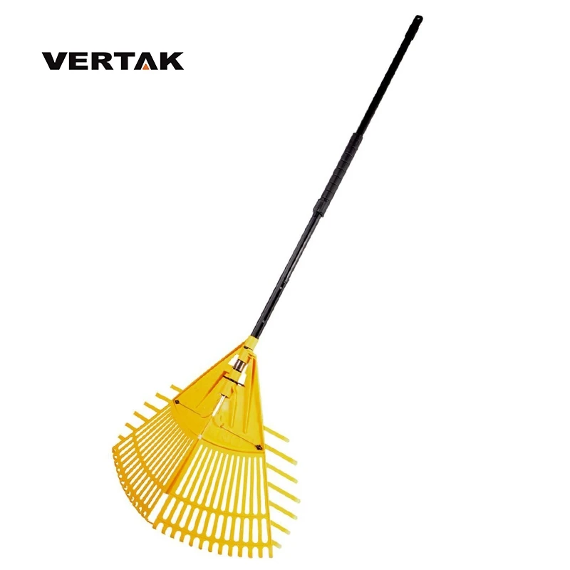 
VERTAK Global Patent Professional supplier quick assemble 2 in 1 plastic garden leaf rake/grabber 