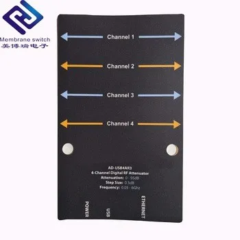 Индивидуальные поликарбонатные наклейки для передних устройств мембранная панель с ярлыком