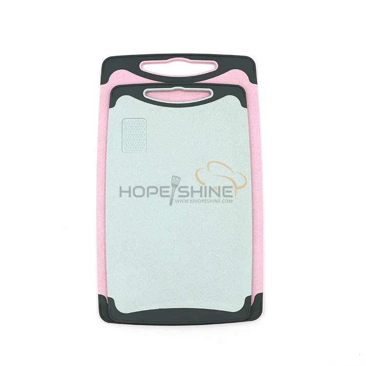 Healthy plastic cutting board wheat straw chopping board for kitchen use