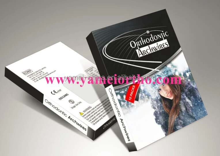 Orthodontic Copper Niti Thermal Activated Dental Materials Cu-Ti Orthodontic Archwires