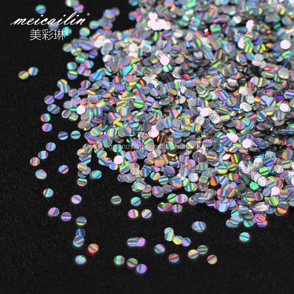 New Nail Products 1.2mm 2mm 3mm Laser Sequins Design for Nail Art Salon Beauty DIY