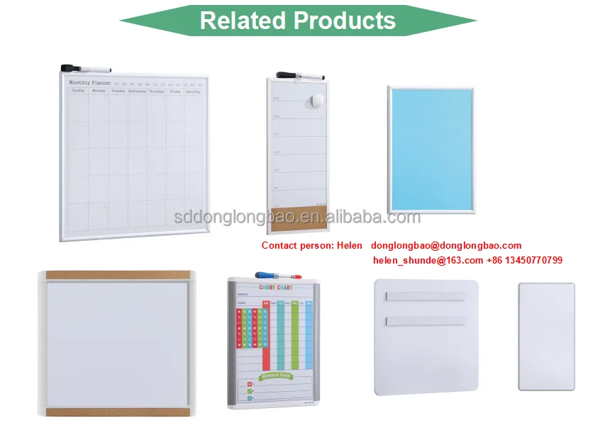
Ultra-Slim, Lightweight Magnetic Dry Erase Board & Accessories (Includes Whiteboard Pen & Pen Tray, 3 x Magnets & Eras BW-V10 