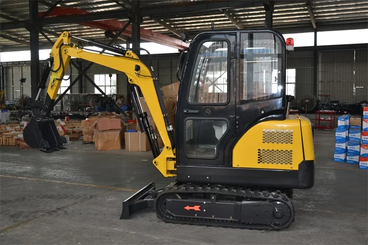 Маленький гидравлический гусеничный мини-экскаватор с двигателем changchai 390