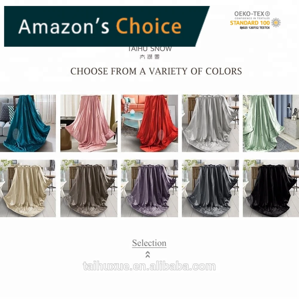 Шелковое Одеяло Taihu из снежного шелка с сертификатом OEKO, 19 мм, шелковое одеяло, шелковое одеяло