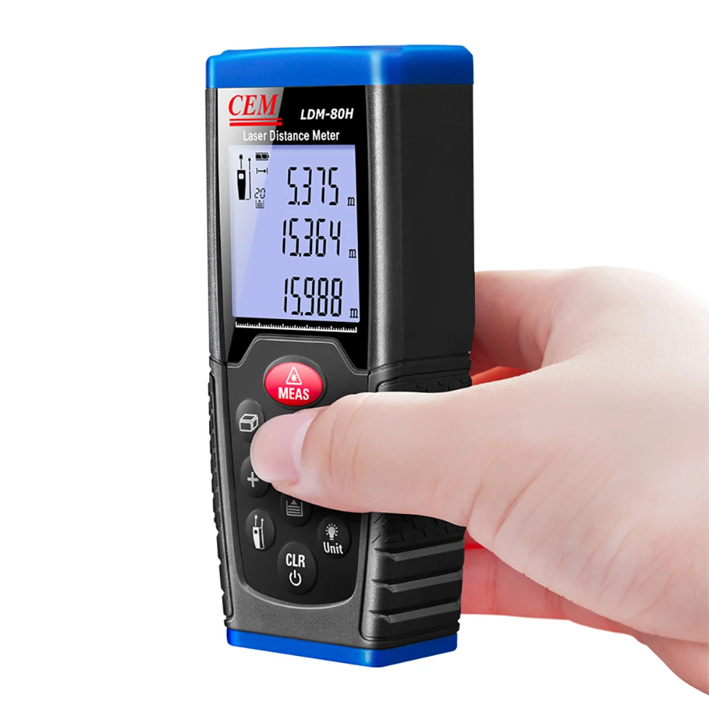 CEM LDM-80H Distance Meter Laser High Performance in strong light Laser range finder  80m  china  brand