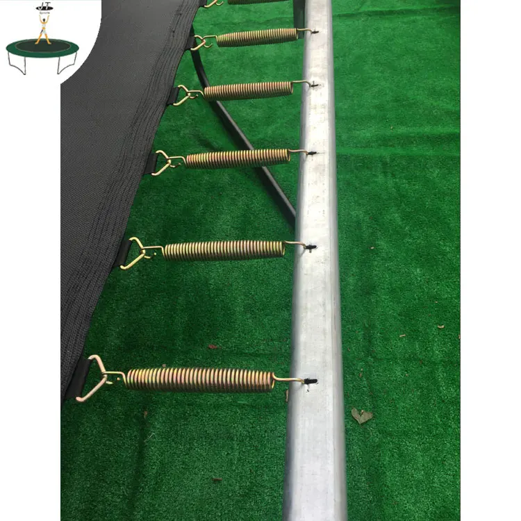 JianTuo Four Galvanized Legs TUV GS Rectangular Trampoline With Nets