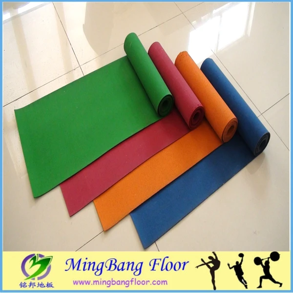  30 мм толщиной Противоскользящий резиновый напольный коврик в рулоне Напольный Пол для тренажерного зала