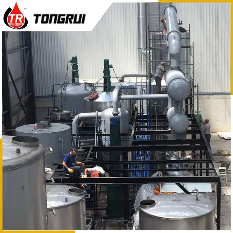  Завод по переработке нефти для рекуперации отработанной