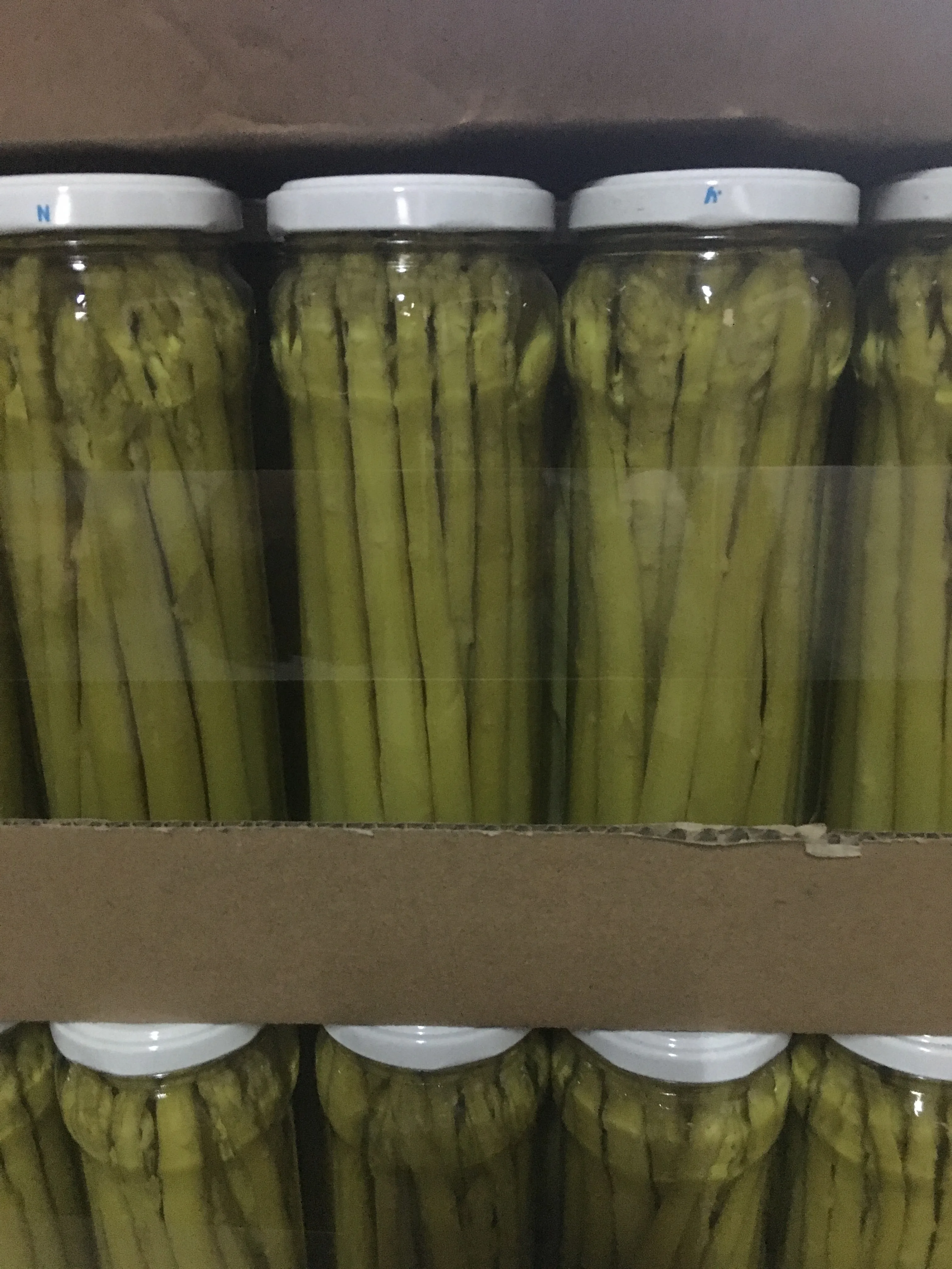 Goog price high quality fresh green asparagus in 370ml