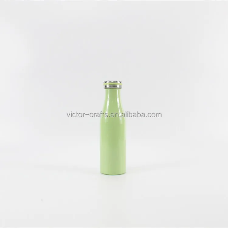 
2021 New Double wall Vacuum insulated milk bottle 350/500ml stainless steel water bottle 