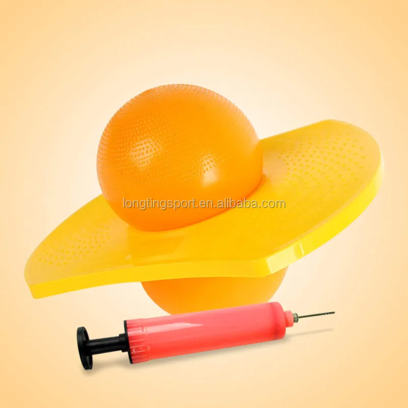 Gym Fitness Durable PVC Inflatable Jumping  Hopper Ball  Balance PVC Pogo Ball board