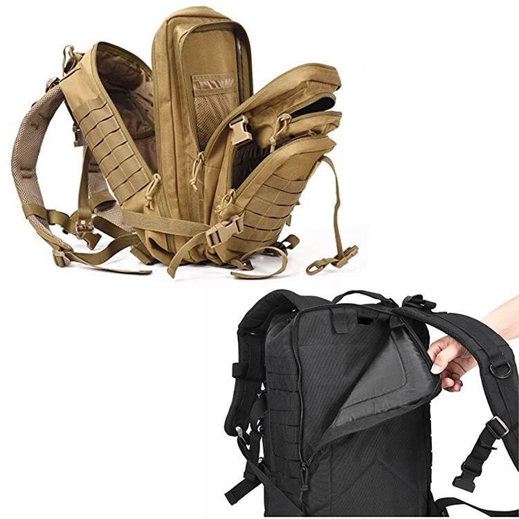 
Camping Hiking Walking Travelling Trekking Outdoor Sport 35L Army Molle System Assault Bag Military Tactical Backpack 