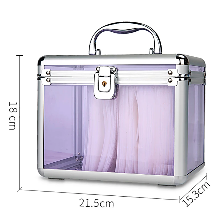 
Clear beauty fancy aluminum acrylic dvd cd case 