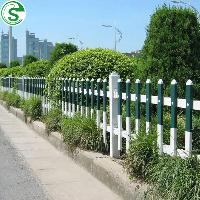 Pvc plastic lawn edging fence short fence
