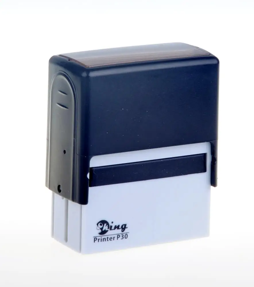 2022 factory direct sale office use stamp maker plastic rectangle rubber stamp material self inking stamp