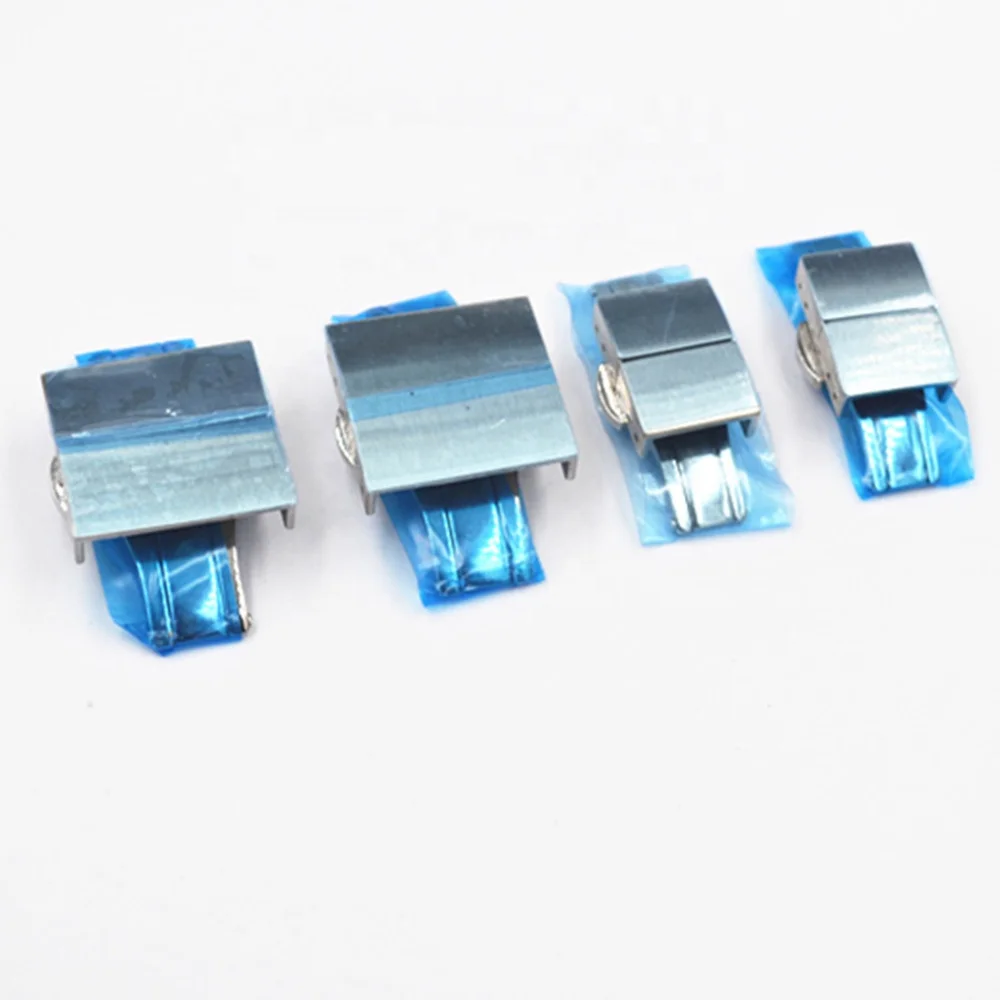 
New product superior 304 solid stainless steel automatic butterfly deployment clasp watch band buckle 