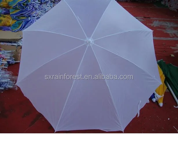 Белый пляжный зонт sombrilla playa