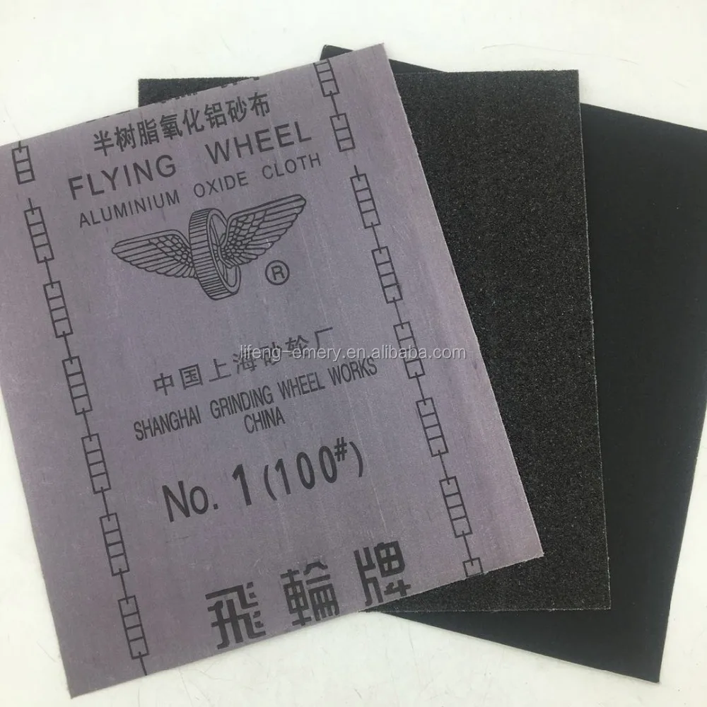 wooden carton Flying wheel brand emery cloth sheet