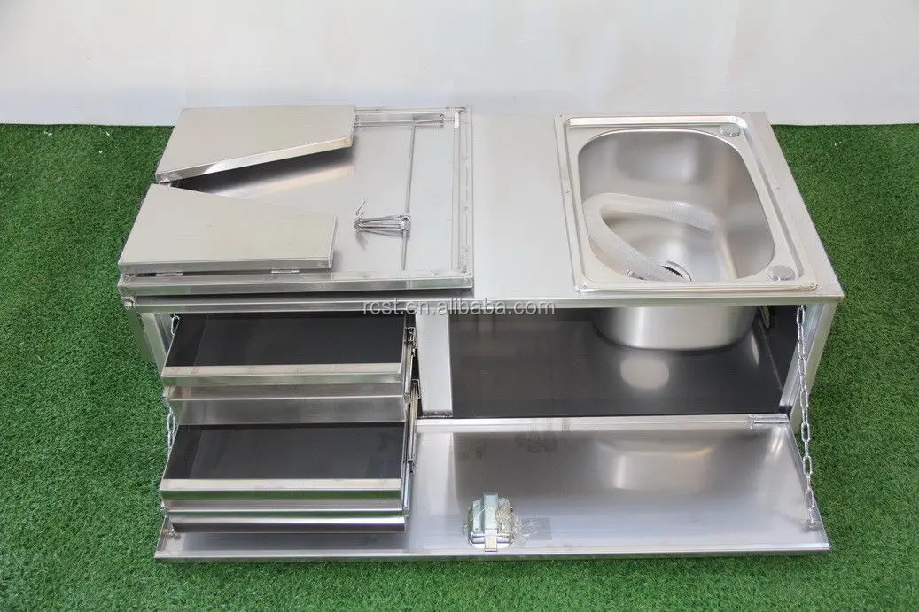 Высококачественный трейлер для кемпинга, выдвижная кухня