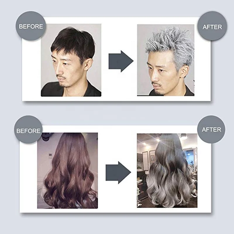 Mofajang Hair Styling Pomade Temporary Disposable Mud Hair Dye Color Wax