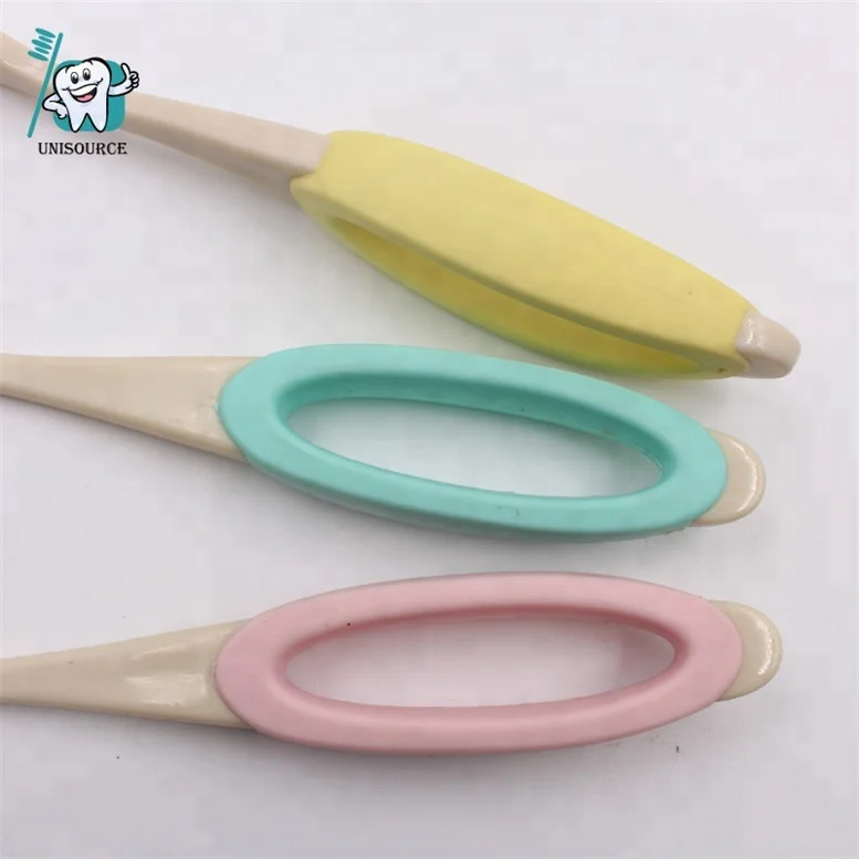 
Cheap Hole Handle Cute Baby Toothbrush 