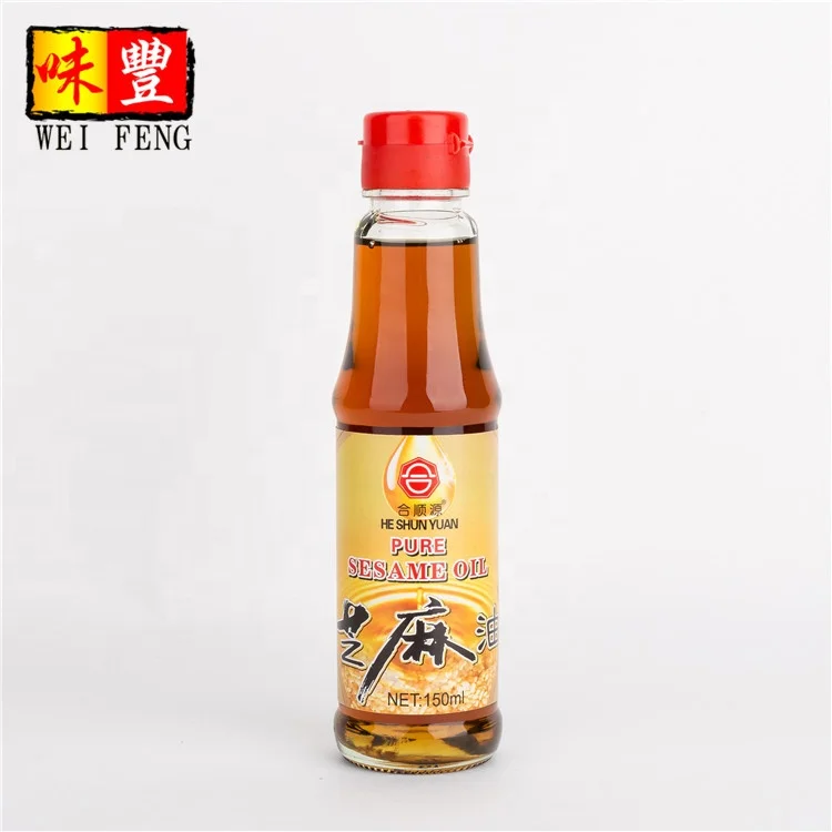 OEM BRC HACCP wholesale price natural healthy vegetable oil sale 200ML 150ML sesame seed oil