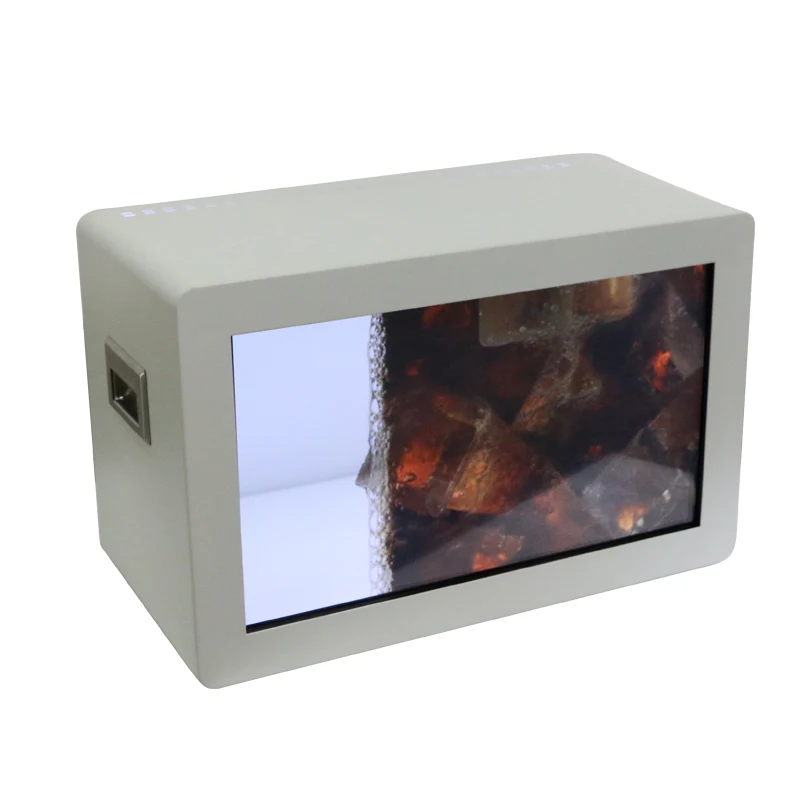 32 Inch New Technology Transparent LCD showcase for jewelry shop and shoe shop