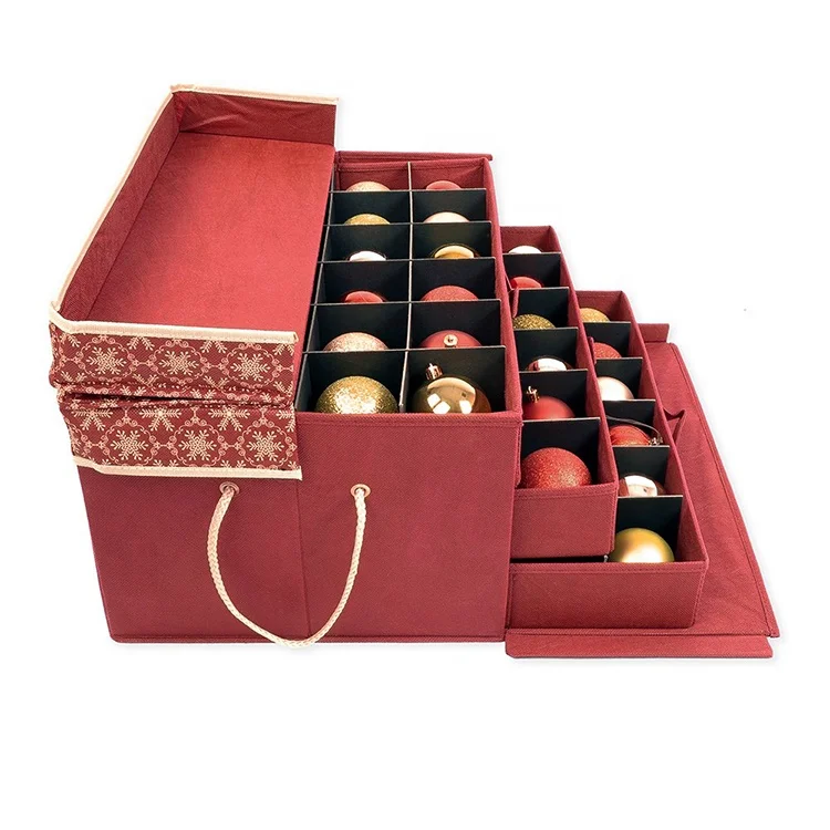 Ornament Bauble Storage Boxes Christmas Tree Decorations Storage Box